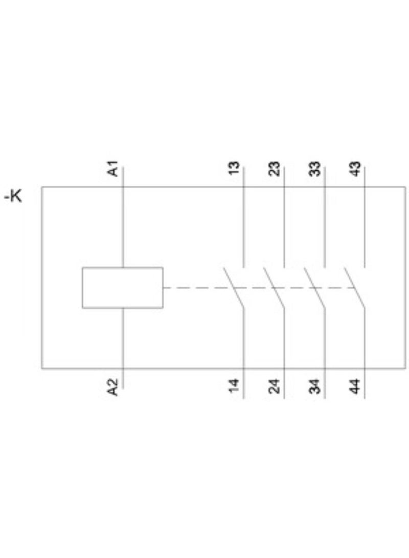 SIEMENS ريلاي كونتاكتور سيمنز – 4NO، AC230V، 50/60Hz، أطراف لولبية -( 3MH7040-1AL20) - Image 2